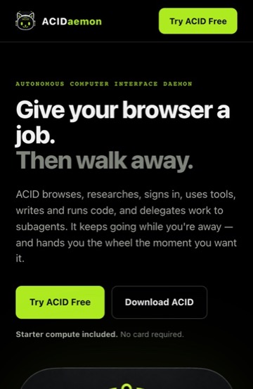 ACIDaemon screenshot