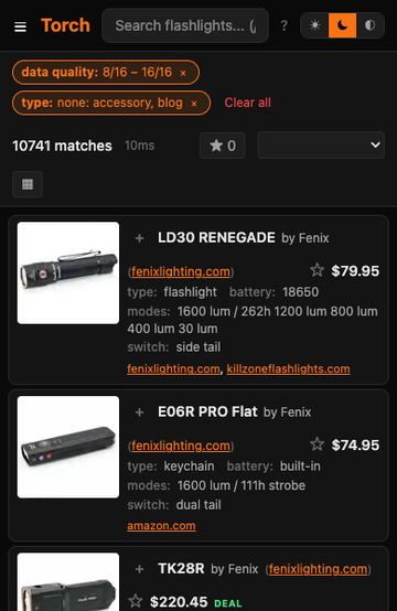 Torch screenshot